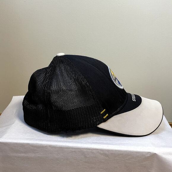 REEBOK Mens NFL Authentic Sideline Pittsburgh Steelers Cap Black & Gold OSFA - Picture 4 of 7